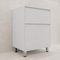 Style Line Тумба с раковиной Лима 60 Plus эмаль белая матовая – фотография-5